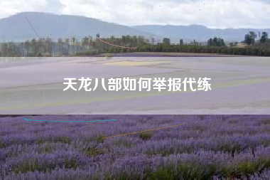 天龙八部如何举报代练