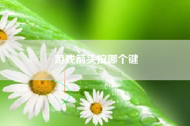 游戏箭头按哪个键