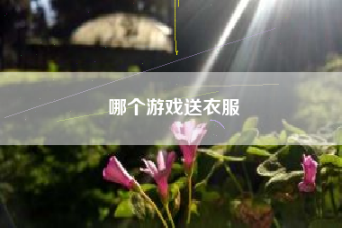 哪个游戏送衣服