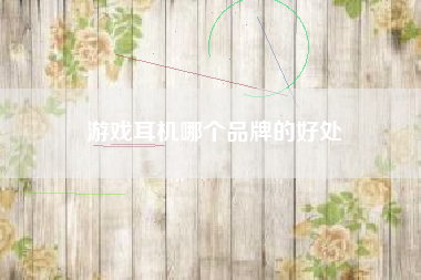 游戏耳机哪个品牌的好处