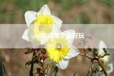 ipad游戏哪个最好玩