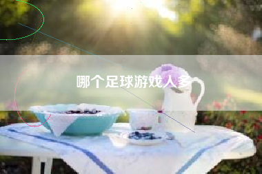 哪个足球游戏人多