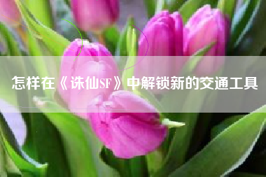 怎样在《诛仙SF》中解锁新的交通工具