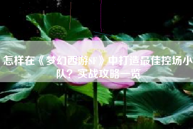 怎样在《梦幻西游SF》中打造最佳控场小队？实战攻略一览