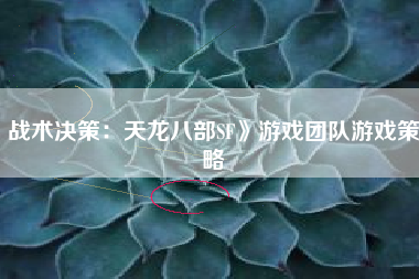 战术决策：天龙八部SF》游戏团队游戏策略