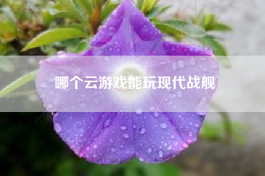 哪个云游戏能玩现代战舰