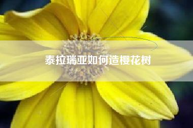 泰拉瑞亚如何造樱花树