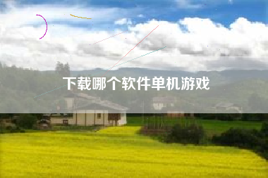 下载哪个软件单机游戏