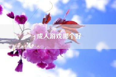 成人游戏哪个好