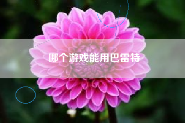 哪个游戏能用巴雷特