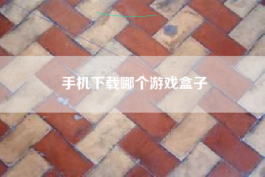 手机下载哪个游戏盒子