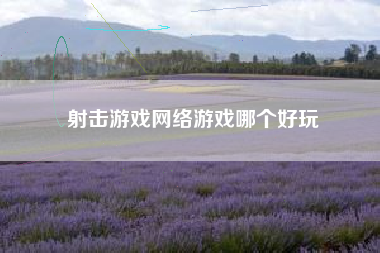 射击游戏网络游戏哪个好玩