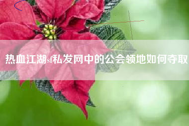 热血江湖sf私发网中的公会领地如何夺取