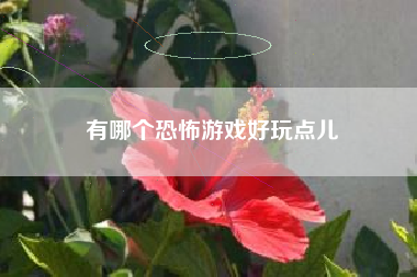 有哪个恐怖游戏好玩点儿