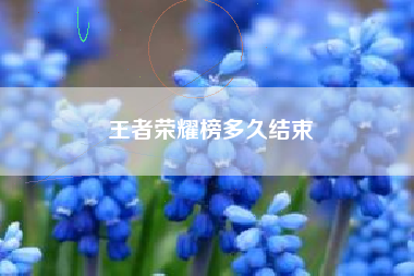 王者荣耀榜多久结束