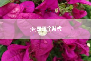 yjwj是哪个游戏