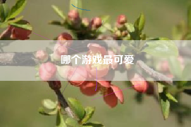 哪个游戏最可爱