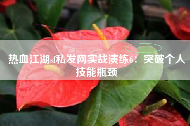 热血江湖sf私发网实战演练6：突破个人技能瓶颈