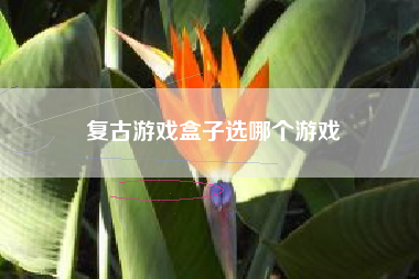 复古游戏盒子选哪个游戏