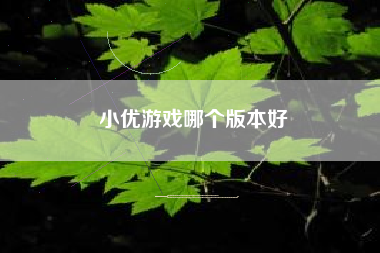 小优游戏哪个版本好