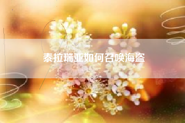 泰拉瑞亚如何召唤海盗