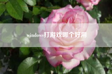 windows打游戏哪个好用