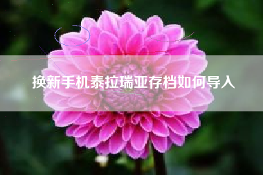 换新手机泰拉瑞亚存档如何导入