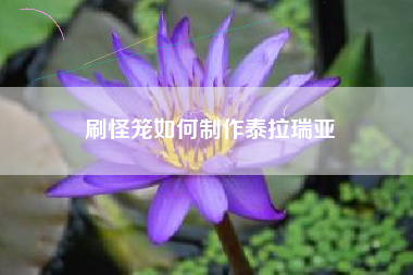 刷怪笼如何制作泰拉瑞亚