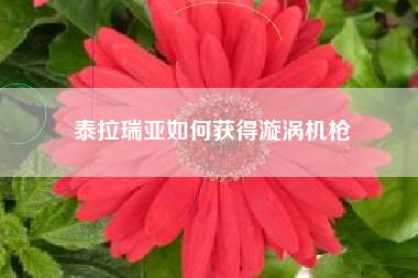 泰拉瑞亚如何获得漩涡机枪