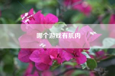 哪个游戏有肌肉