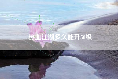 热血江湖多久能升50级
