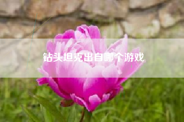 钻头坦克出自哪个游戏
