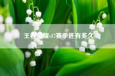 王者荣耀s17赛季还有多久