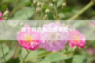 哪个游戏有兰博基尼SUV
