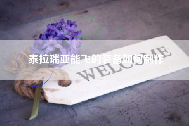 泰拉瑞亚能飞的装备如何制作
