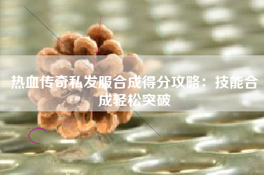 热血传奇私发服合成得分攻略：技能合成轻松突破
