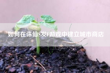 如何在诛仙S发F游戏中建立城市商店