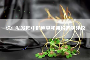 诛仙私发网中的道具和装扮购买建议