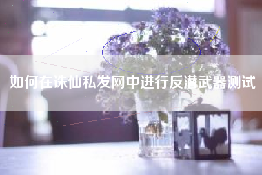 如何在诛仙私发网中进行反潜武器测试