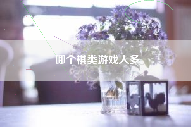 哪个棋类游戏人多