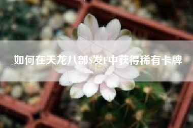 如何在天龙八部S发F中获得稀有卡牌