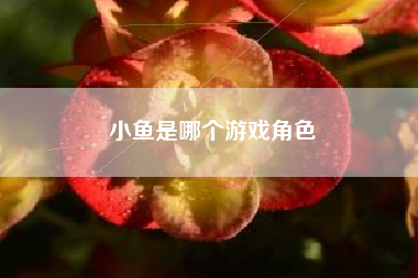 小鱼是哪个游戏角色