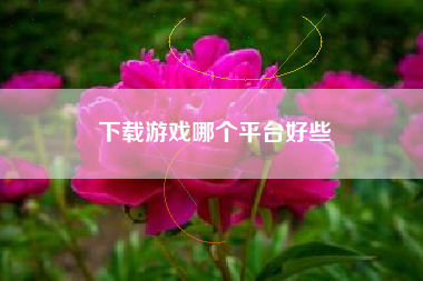 下载游戏哪个平台好些