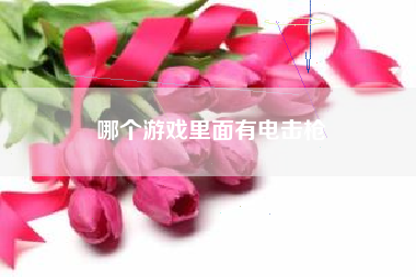 哪个游戏里面有电击枪