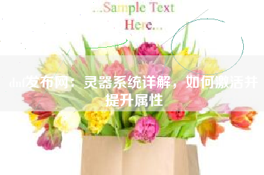 dnf发布网：灵器系统详解，如何激活并提升属性