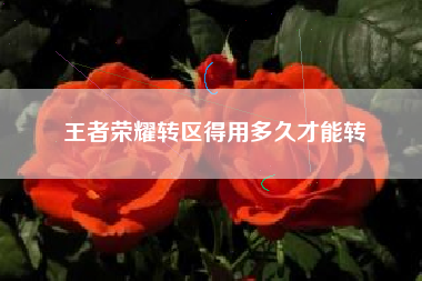 王者荣耀转区得用多久才能转