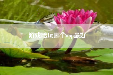 游戏陪玩哪个app最好