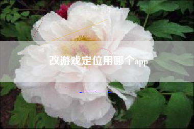 改游戏定位用哪个app