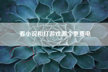 看小说和打游戏哪个更费电