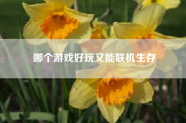 哪个游戏好玩又能联机生存